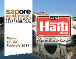 CAFFÈ HAITI ROMA CORNER AL SAPORE TASTING EXPERIENCE 2011