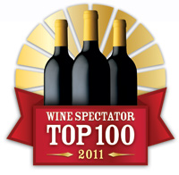 wine spector top 100 wine Guida VINI DEL 2011 SECONDO top  copertina premi