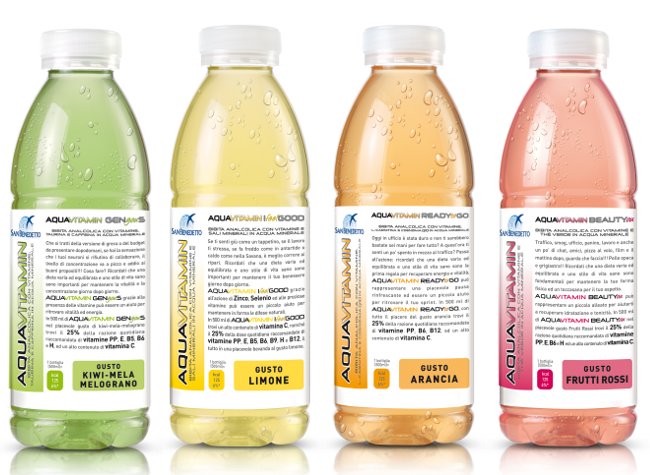aquavitamin san benedetto acqua vitaminizzata bibita funzionale