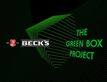 Locandina Beck�s birra green box project artisti