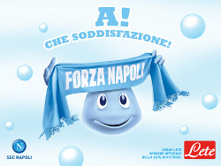 LA SQUADRA DEL NAPOLI PROTAGONISTA DEL NUOVO SPOT ACQUA LETE