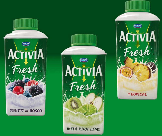 Activia Fresh prodotti vari gusti