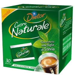 Dietor CuoreNaturale bustine dolcificante caff� stevia naturale confezione