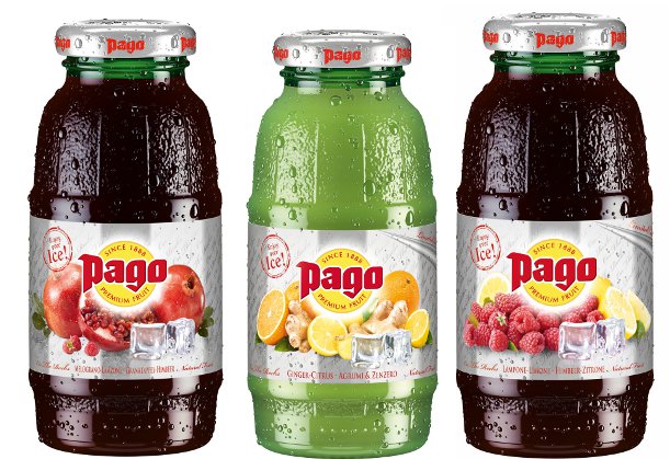 bottiglie vetro pago succhi