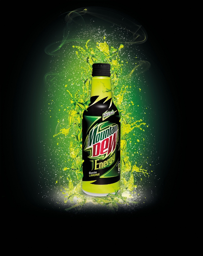 Mountain Dew Energy Bottiglia Pet 33cl. Pepsico Energy Drink