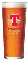 bicchiere birra Tennent's Scotch Ale
