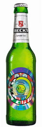  M.I.A.  Beck’s Art Labels  Etichetta Birra Beck's 2012 Bottiglia collezione