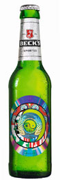 M.I.A. Beck’s Art Labels Etichetta Birra Beck's 2012 Bottiglia collezione