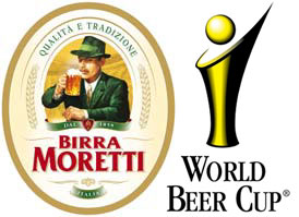 Logo Birra Moretti  e World Beer Cup 